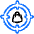 Shopping Bag Target Icon from Freehand Duotone - Free Set