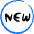 Tag New Circle Icon from Freehand Duotone - Free Set
