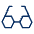 Glasses 4 Icon from Cyber Line - Free Set