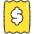 Reciept 1 Icon from Stickies Colors - Free Set
