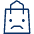 Shopping Bag Frown Icon from Cyber Line - Free Set