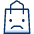 Shopping Bag Frown Icon from Cyber Duotone - Free Set