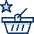 Shopping Basket Star Icon from Cyber Duotone - Free Set