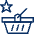 Shopping Basket Star Icon from Cyber Line - Free Set