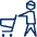 Shopping Cart User 2 Icon from Cyber Line - Free Set