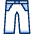Trousers Icon from Cyber Duotone - Free Set