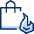 Shopping Bag Hot Icon from Cyber Duotone Set