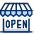 Store Open icon - Free transparent PNG, SVG. No sign up needed.