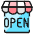 Shop Open icon - Free transparent PNG, SVG. No sign up needed.