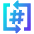 Channel Slack Icon from Sharp Gradient Set
