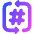 Channel Slack Icon from Core Gradient Set