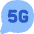 5g Chat Message Icon from Flex Flat Set