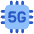 5g Chip Icon from Plump Flat Set