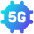 5g Chip Icon from Flex Gradient Set