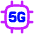 5g Chip Icon from Flex Neon Set