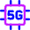 5g Chip Icon from Core Neon Set