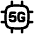5g Chip Icon from Flex Line Set