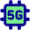 5g Chip Icon from Core Pop Set
