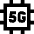 5g Chip Icon from Sharp Remix Set