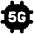 5g Chip Icon from Flex Solid Set