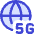 5g Network Globe Icon from Core Duo Set