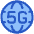 5g Network Globe Icon from Plump Duo Set