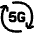 5g Refresh Signal Icon from Flex Line Set