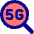 5g Search Icon from Core Pop Set