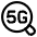 5g Search Icon from Plump Line Set