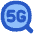 5g Search Icon from Flex Flat Set