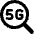 5g Search Icon from Core Remix Set