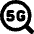 5g Search Icon from Core Solid Set