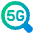 5g Search Icon from Plump Gradient Set