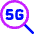 5g Search Icon from Core Neon Set