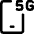 5g Smarthphone Icon from Core Line Set