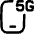 5g Smarthphone Icon from Flex Line Set