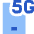 5g Smarthphone Icon from Sharp Flat Set