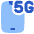 5g Smarthphone Icon from Plump Flat Set