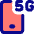 5g Smarthphone Icon from Core Pop Set