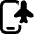Airplane Mode Phone Icon from Ultimate Bold Set