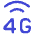 Cellular Network 4g Icon from Flex Duo Set