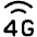 Cellular Network 4g Icon from Flex Line Set