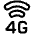 Cellular Network 4g Icon from Plump Line Set