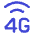 Cellular Network 4g Icon from Core Duo Set