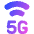 Cellular Network 5g Icon from Plump Gradient Set | Free Download as SVG Vector and Transparent PNG | Streamline icons