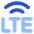 Cellular Network Lte Icon from Core Flat Set