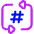 Channel Slack Icon from Plump Neon Set