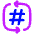 Channel Slack Icon from Flex Neon Set