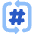 Channel Slack Icon from Core Flat Set