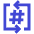Channel Slack Icon from Sharp Duo Set